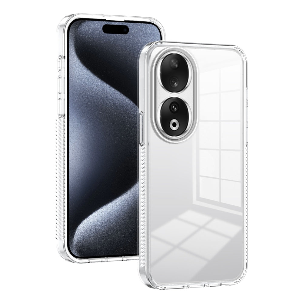 For-Honor-90-Anti-slip-Clear-Acrylic-Hybrid-TPU-Phone-Case(Transparent)