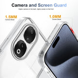 For-Honor-90-Anti-slip-Clear-Acrylic-Hybrid-TPU-Phone-Case(Transparent)