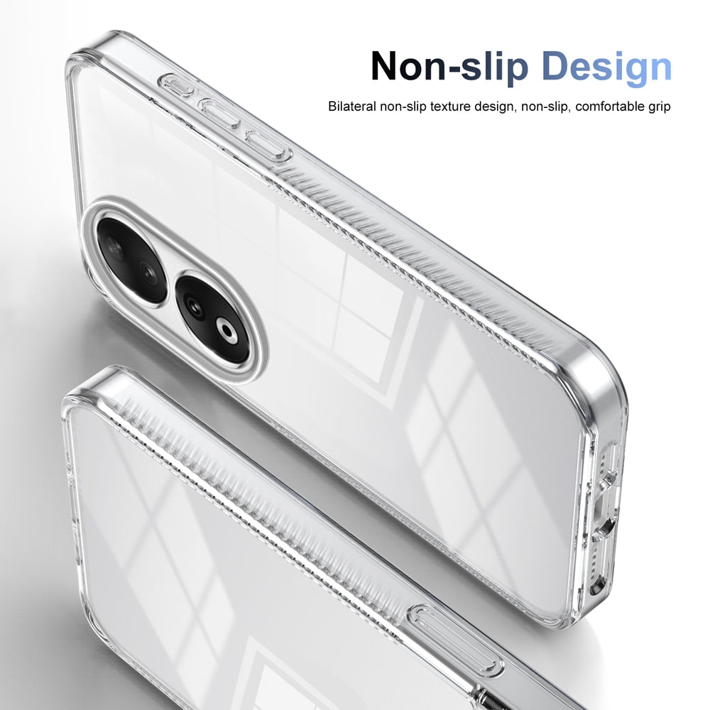 For-Honor-90-Anti-slip-Clear-Acrylic-Hybrid-TPU-Phone-Case(Transparent)