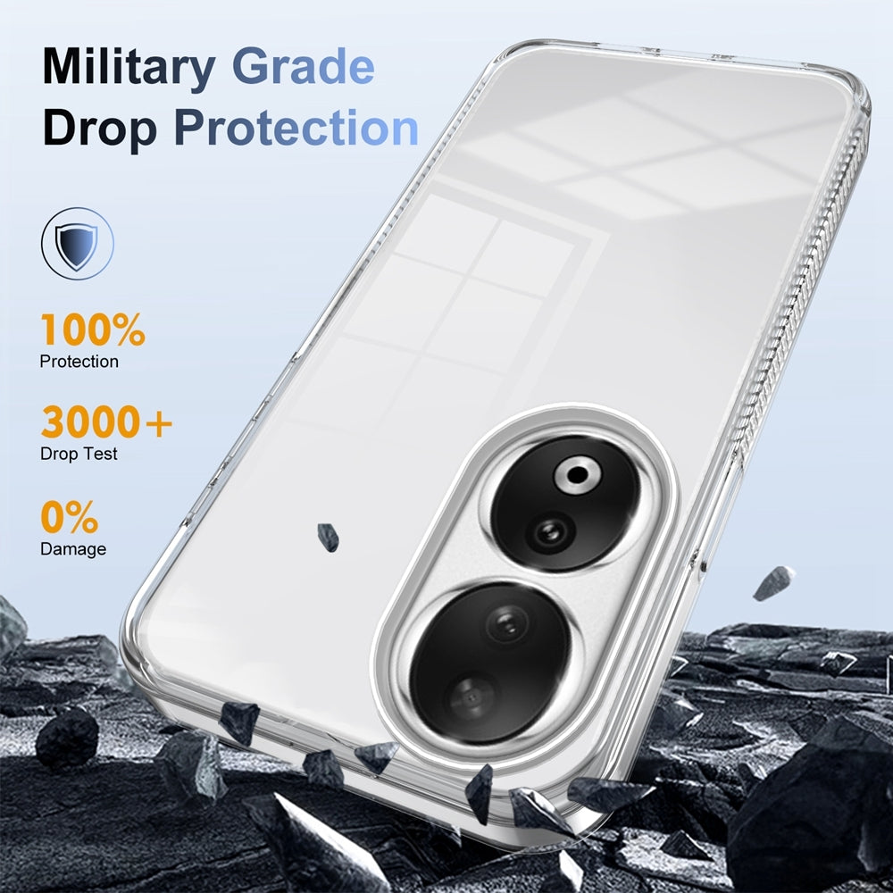 For-Honor-90-Anti-slip-Clear-Acrylic-Hybrid-TPU-Phone-Case(Transparent)