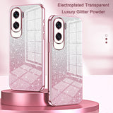 For-Honor-90-Gradient-Glitter-Powder-Electroplated-Phone-Case(Gold)