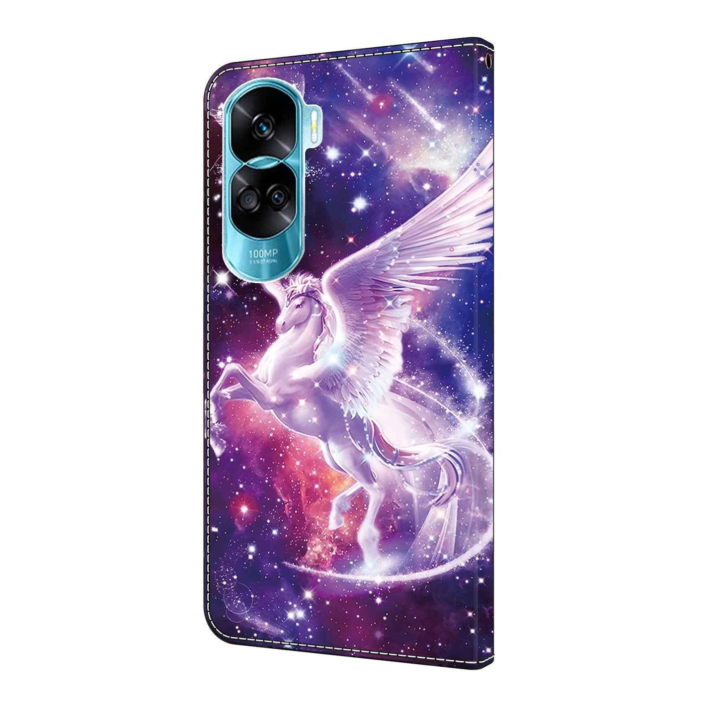 For-Honor-90-Lite-Crystal-Painted-Leather-Phone-case(Unicorn)