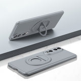 For-Honor-90-Magsafe-Hidden-Fold-Holder-Full-Coverage-Shockproof-Phone-Case(Grey)