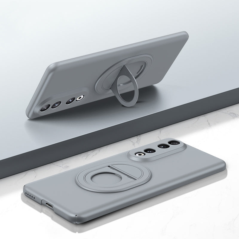 For-Honor-90-Magsafe-Hidden-Fold-Holder-Full-Coverage-Shockproof-Phone-Case(Grey)