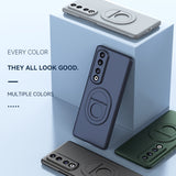 For-Honor-90-Magsafe-Hidden-Fold-Holder-Full-Coverage-Shockproof-Phone-Case(Grey)