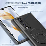 For-Honor-90-Magsafe-Hidden-Fold-Holder-Full-Coverage-Shockproof-Phone-Case(Grey)