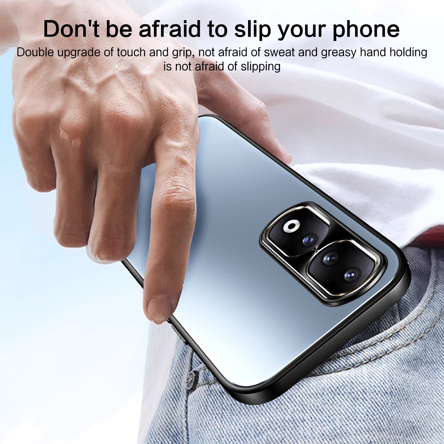 For-Honor-90-R-JUST-RJ-61-Electroplating-Frosted-TPU-+-PC-Phone-Case-with-Holder(Grey)