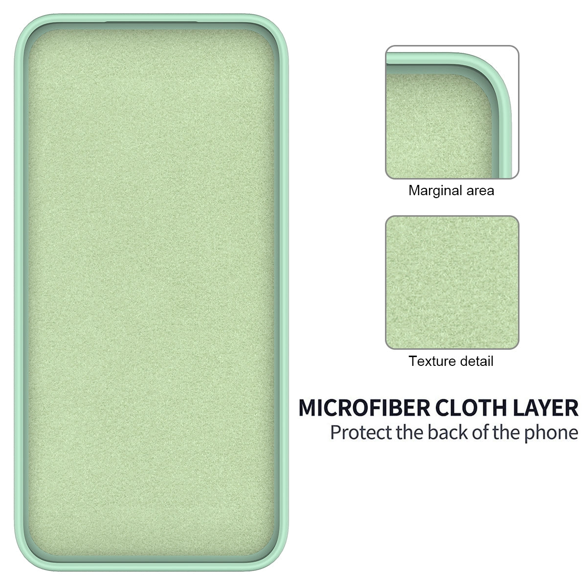 For-Honor-90-Smart-Solid-Color-Liquid-Silicone-Dropproof-Full-Coverage-Phone-Case(Green)