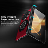 For-Honor-Magic-V3-Gold-Medal-Rotating-Folding-Series-Ring-Holder-Phone-Case(Red)
