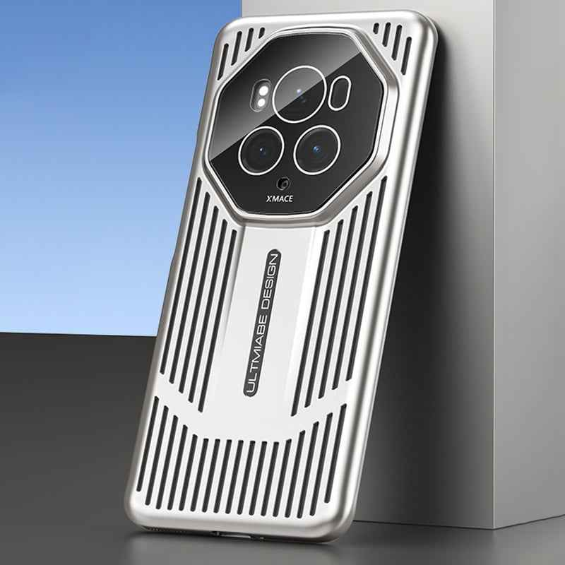 For-Honor-Magic6-Pro-Ice-Sense-Heat-Dissipation-Electroplating-Frosted-Phone-Case(Silver)