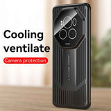 For-Honor-Magic6-Pro-Ice-Sense-Heat-Dissipation-Electroplating-Frosted-Phone-Case(Silver)