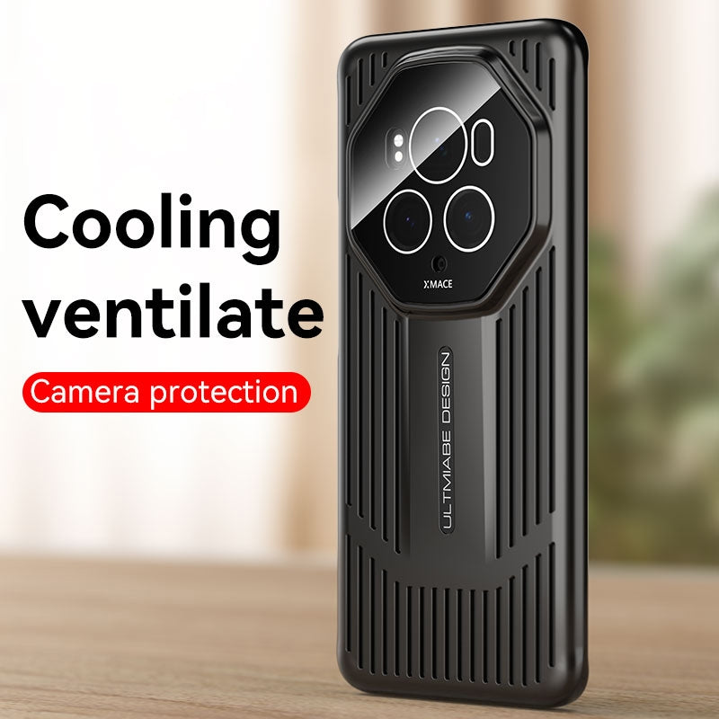 For-Honor-Magic6-Pro-Ice-Sense-Heat-Dissipation-Electroplating-Frosted-Phone-Case(Silver)