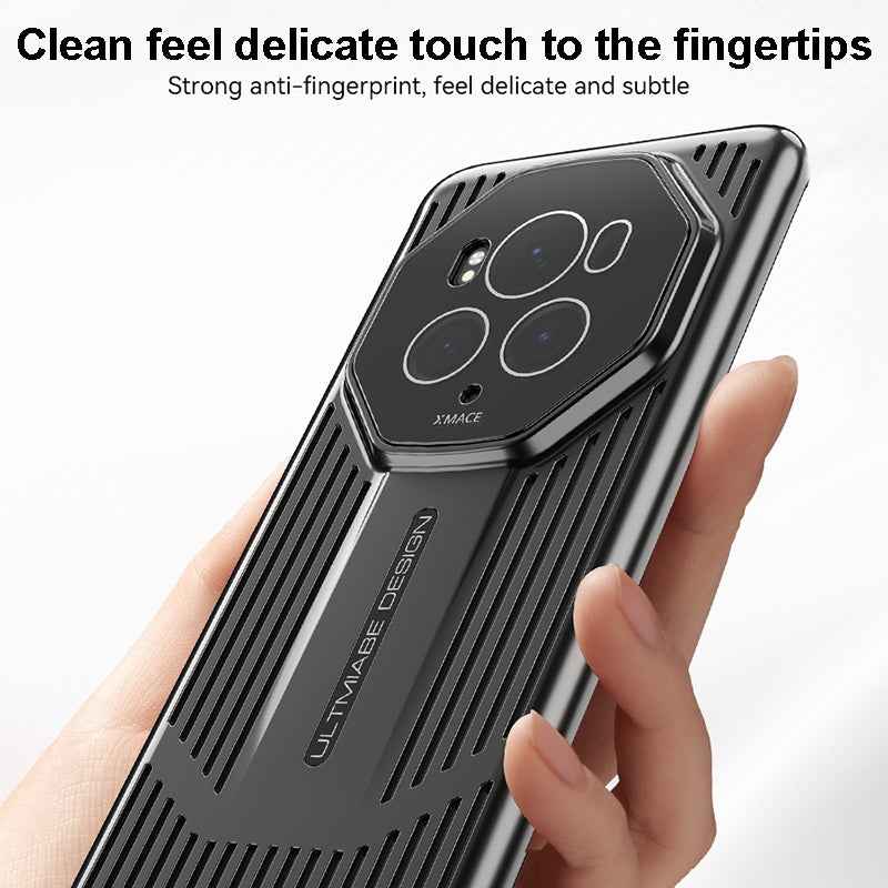 For-Honor-Magic6-Pro-Ice-Sense-Heat-Dissipation-Electroplating-Frosted-Phone-Case(Silver)