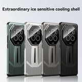 For-Honor-Magic6-Pro-Ice-Sense-Heat-Dissipation-Electroplating-Frosted-Phone-Case(Silver)