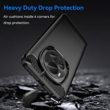 For-Honor-Magic-6-Carbon-Fiber-Brushed-Texture-TPU-Phone-Case(Black)