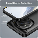 For-Honor-Magic-6-Carbon-Fiber-Brushed-Texture-TPU-Phone-Case(Black)
