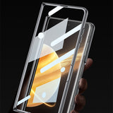 For-Honor-Magic-V3-GKK-Integrated-Magnetic-Fold-Hinge-AG-Phantom-Shockproof-Phone-Case(Black)