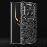 For-Honor-Magic6-Ultimate-Litchi-Texture-Shockproof-TPU-Phone-Case(Black)