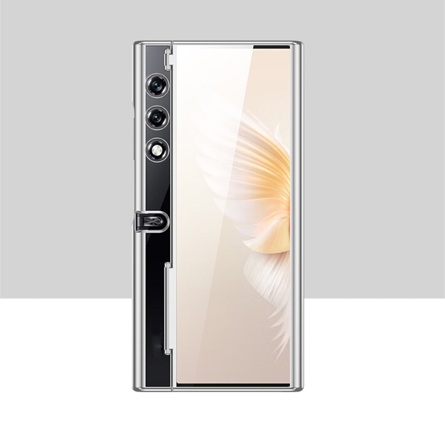 For-Honor-V-Purse-6D-Electroplating-PC-Shockproof-Phone-Case(Silver)