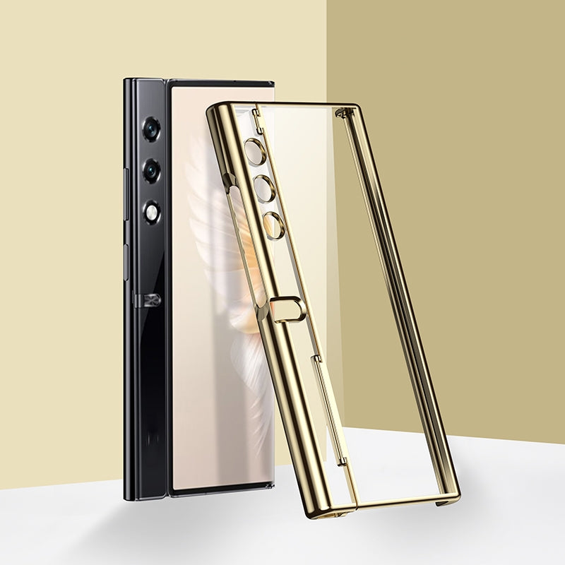 For-Honor-V-Purse-6D-Electroplating-PC-Shockproof-Phone-Case(Gold)