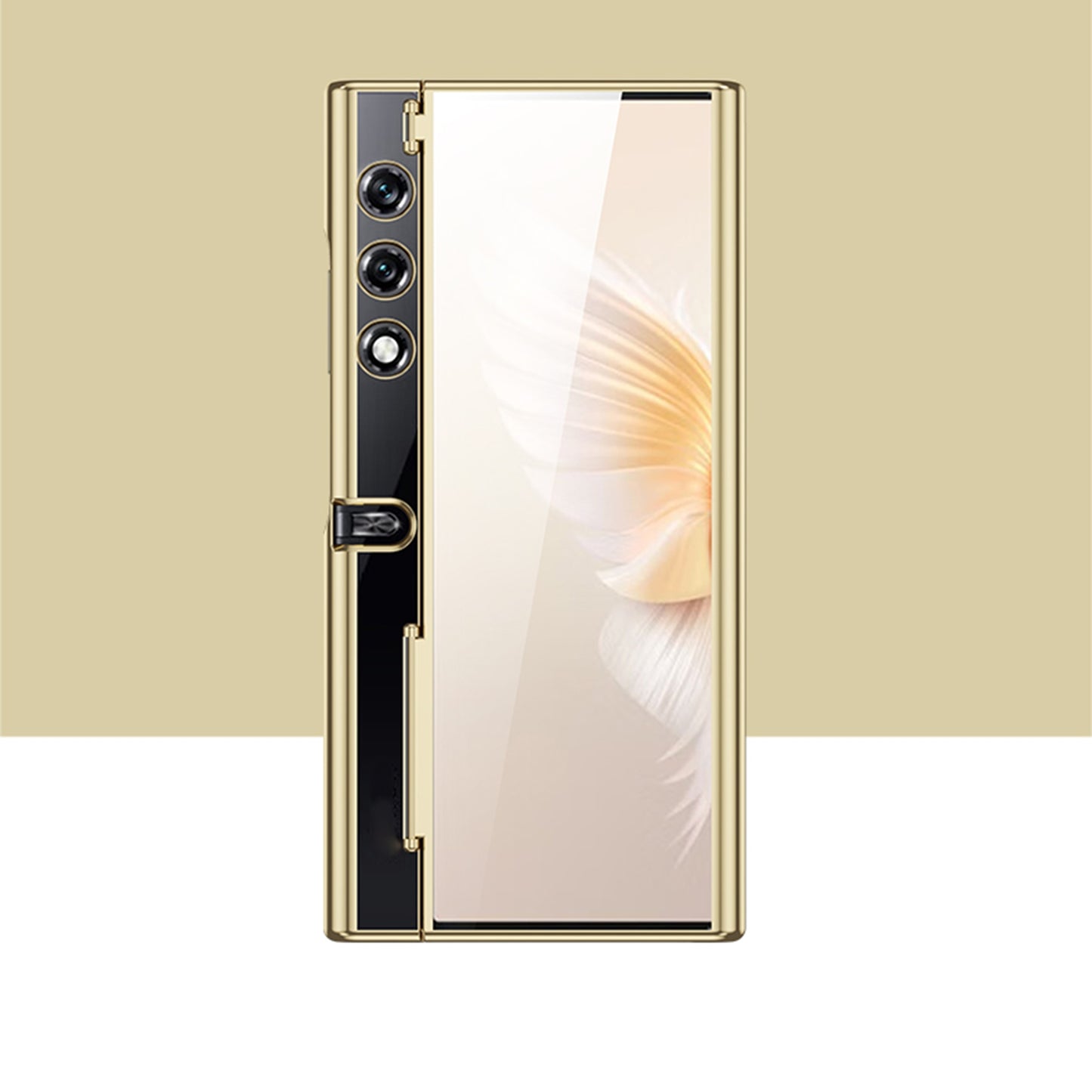 For-Honor-V-Purse-6D-Electroplating-PC-Shockproof-Phone-Case(Gold)