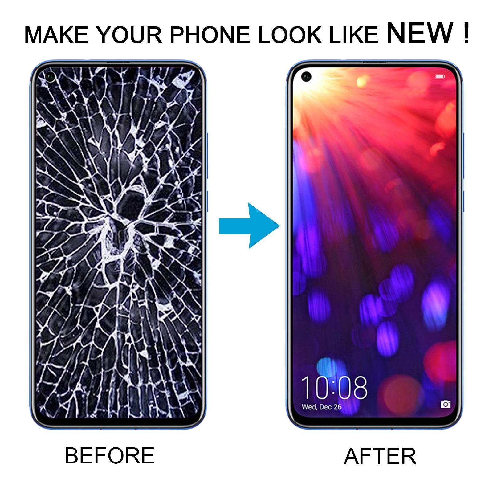 For-Honor-View-20-Original-LCD-Screen-Digitizer-Full-Assembly-with-Frame-(Black)