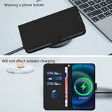 For-Honor-X30-5G-/-X9-5G-/-X9-4G-Skin-Feel-Solid-Color-Leather-Phone-Case-with-Lanyard(Black)