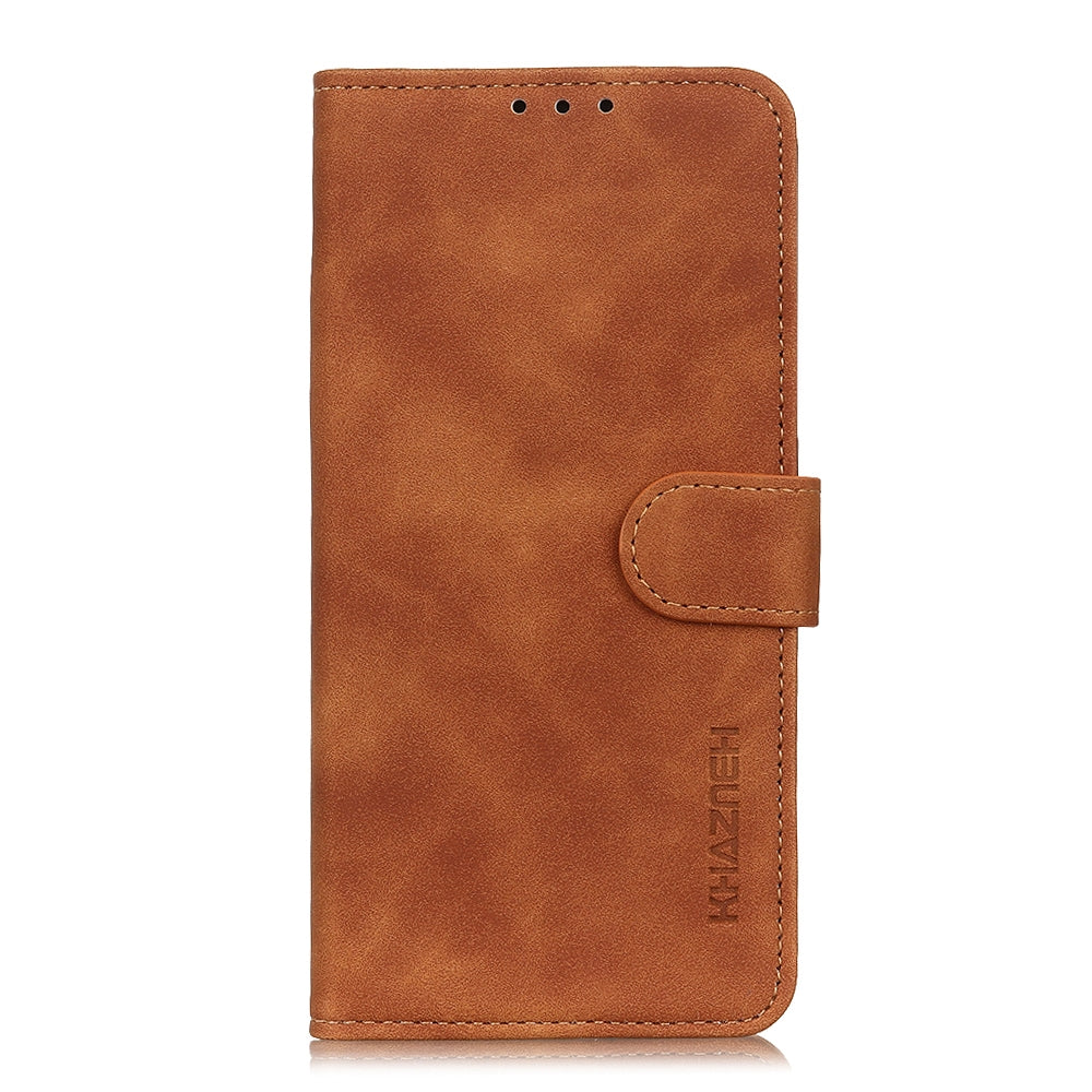 For-Honor-X5-Plus-KHAZNEH-Retro-Texture-Flip-Leather-Phone-Case(Brown)