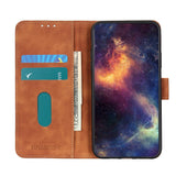 For-Honor-X5-Plus-KHAZNEH-Retro-Texture-Flip-Leather-Phone-Case(Brown)