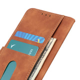 For-Honor-X5-Plus-KHAZNEH-Retro-Texture-Flip-Leather-Phone-Case(Brown)