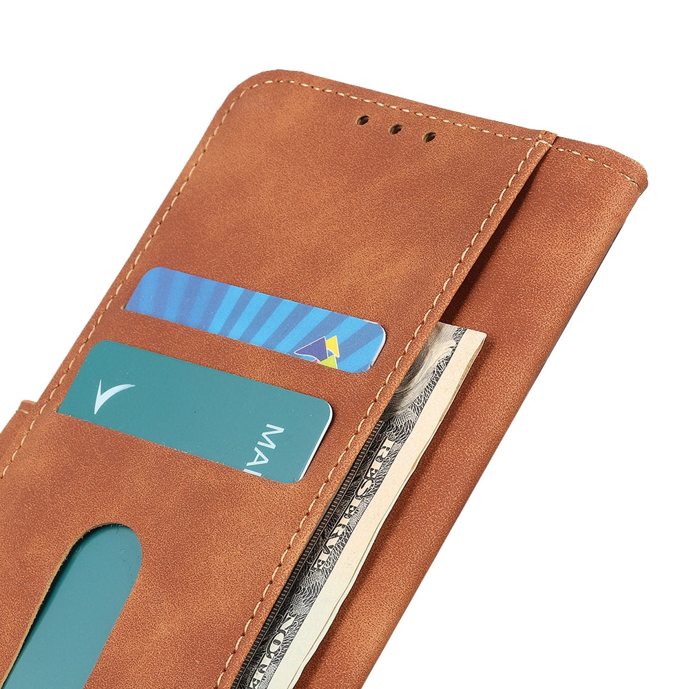 For-Honor-X5-Plus-KHAZNEH-Retro-Texture-Flip-Leather-Phone-Case(Brown)