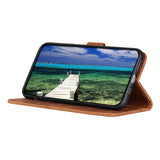 For-Honor-X5-Plus-KHAZNEH-Retro-Texture-Flip-Leather-Phone-Case(Brown)