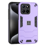 For-Honor-X6-2-in-1-Shockproof-Phone-Case(Purple)