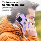 For-Honor-X6-2-in-1-Shockproof-Phone-Case(Purple)