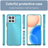 For-Honor-X6-4G-Candy-Series-TPU-Phone-Case(Transparent-Blue)