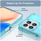 For-Honor-X6-4G-Candy-Series-TPU-Phone-Case(Transparent-Blue)