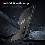 For-Honor-X7-2-in-1-Shockproof-Phone-Case(Black)
