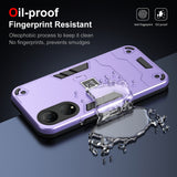 For-Honor-X7-2-in-1-Shockproof-Phone-Case(Purple)