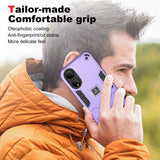 For-Honor-X7-2-in-1-Shockproof-Phone-Case(Purple)