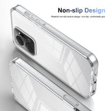 For-Honor-X7a-Anti-slip-Clear-Acrylic-Hybrid-TPU-Phone-Case(Transparent)