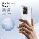 For-Honor-X7a-Anti-slip-Clear-Acrylic-Hybrid-TPU-Phone-Case(Transparent)