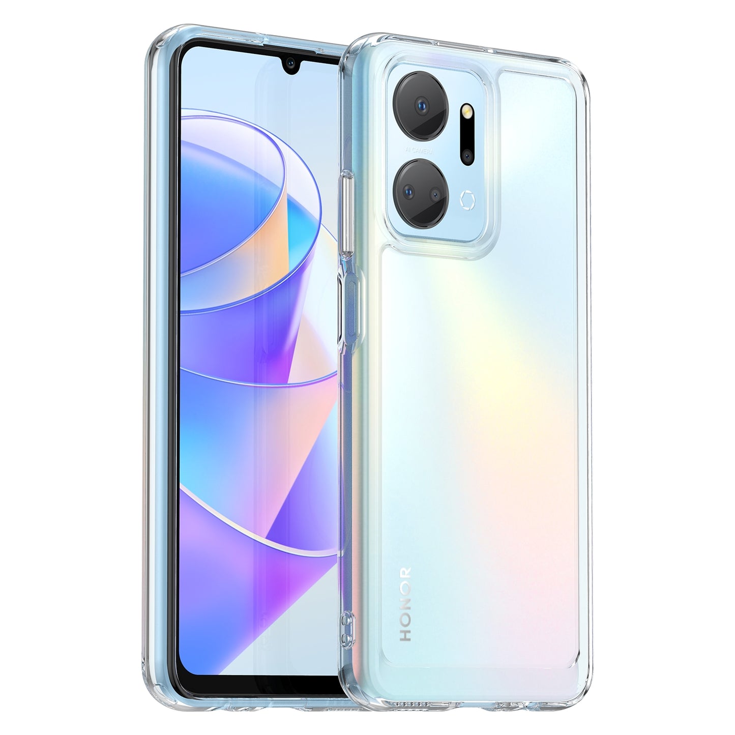 For-Honor-X7a-Candy-Series-TPU-Phone-Case(Transparent)