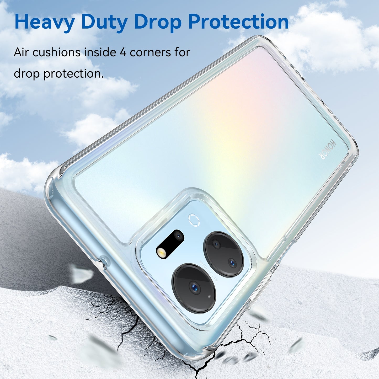 For-Honor-X7a-Candy-Series-TPU-Phone-Case(Transparent)