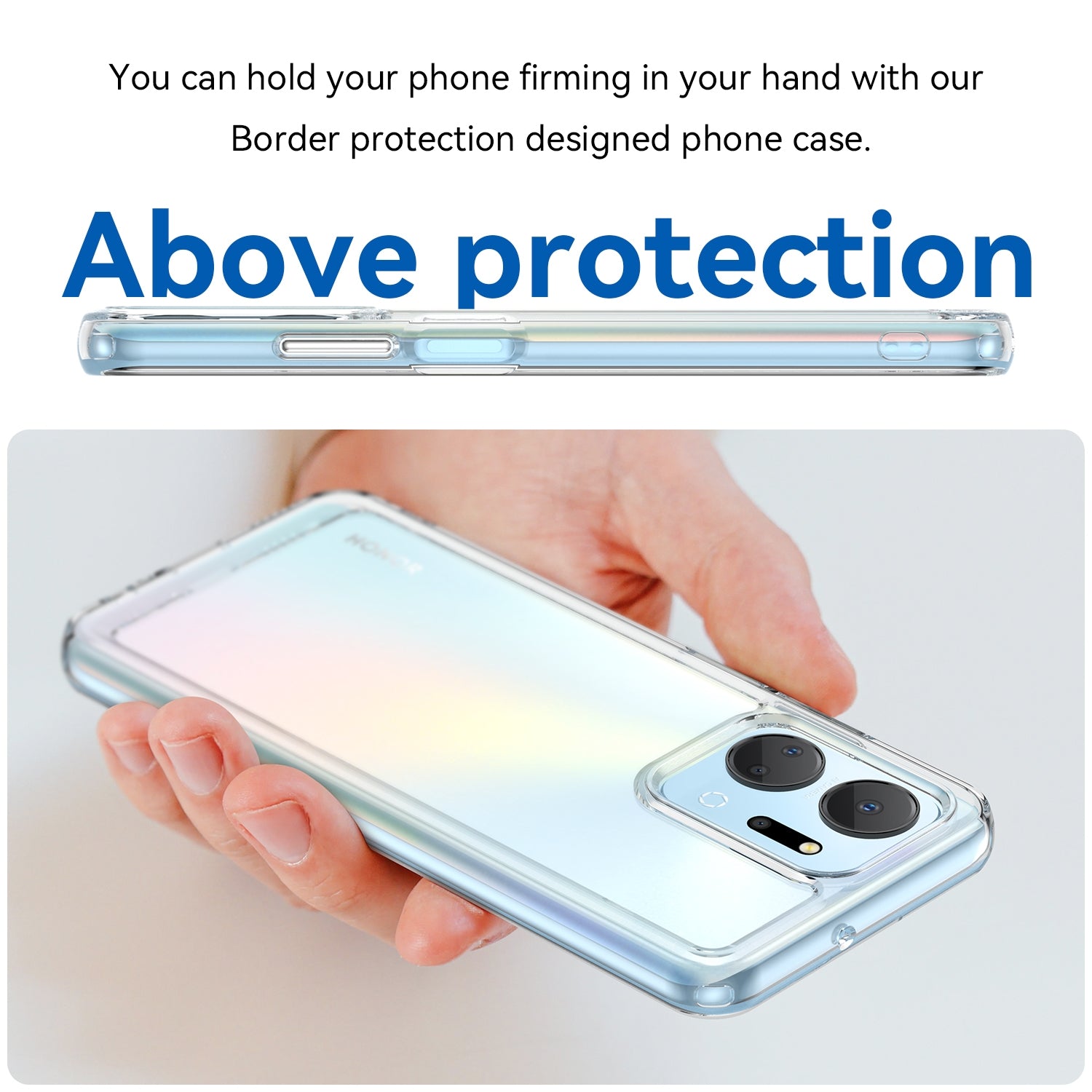 For-Honor-X7a-Candy-Series-TPU-Phone-Case(Transparent)