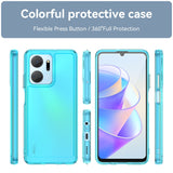 For-Honor-X7a-Candy-Series-TPU-Phone-Case(Transparent-Blue)
