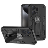 For-Honor-X7a-Shockproof-Holder-Phone-Case(Black)