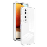For-Honor-X7b-3-in-1-Clear-TPU-Color-PC-Frame-Phone-Case(White)