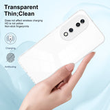 For-Honor-X7b-3-in-1-Clear-TPU-Color-PC-Frame-Phone-Case(White)