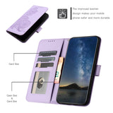 For-Honor-X7b-Datura-Flower-Embossed-Flip-Leather-Phone-Case(Purple)