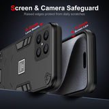 For-Honor-X8-2-in-1-Shockproof-Phone-Case(Black)